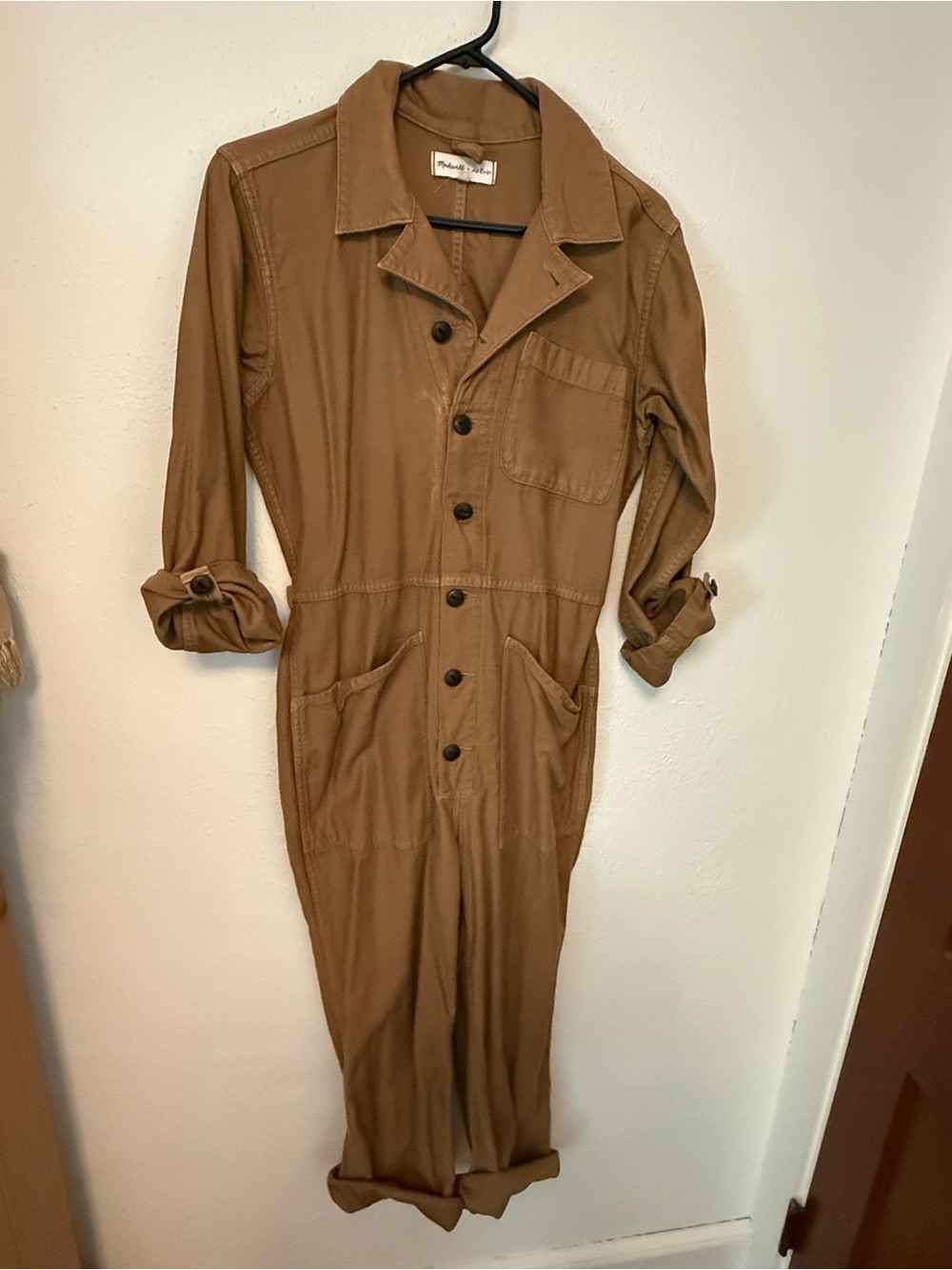 Madewell Tan Jumpsuit